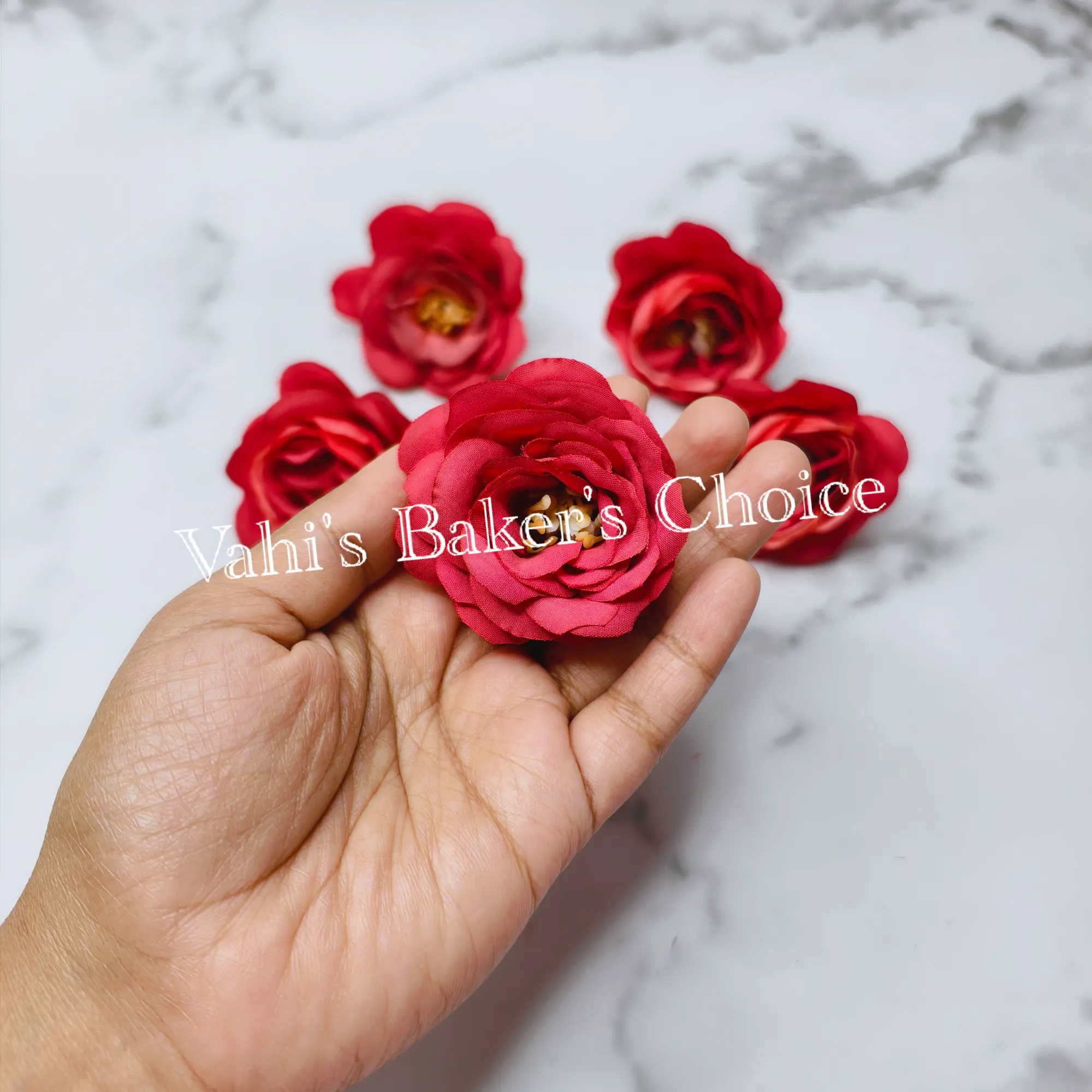 FL Red 5 cm Begonia Head