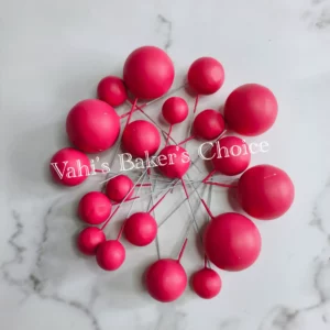 Faux Balls Pastel Pink