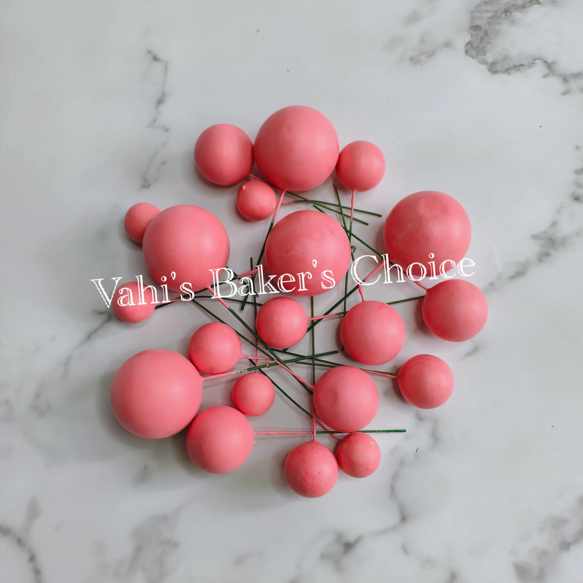 Faux Balls Pink Matte