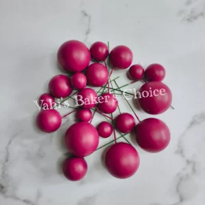 Faux Balls Purple Matte