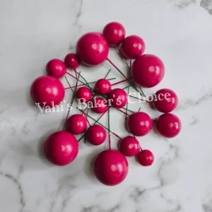 Faux Balls Wine Matte