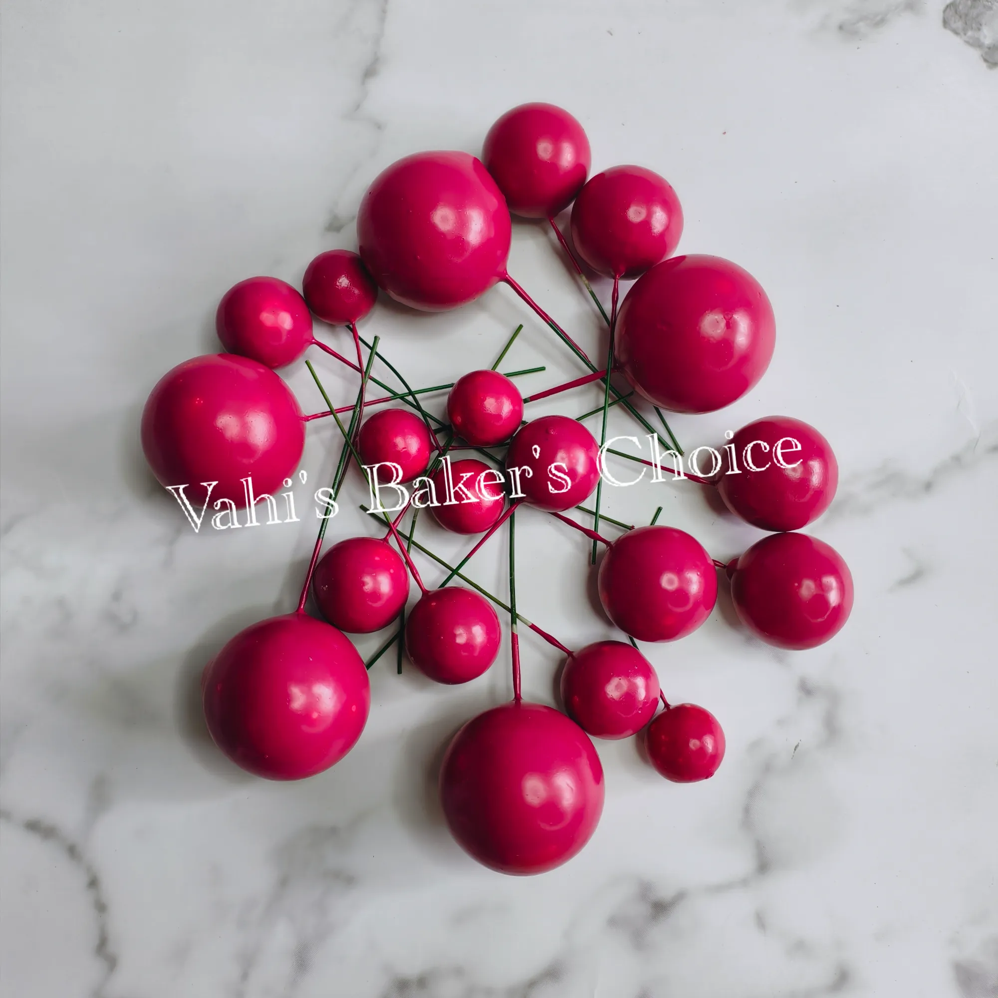 Faux Balls Wine Matte