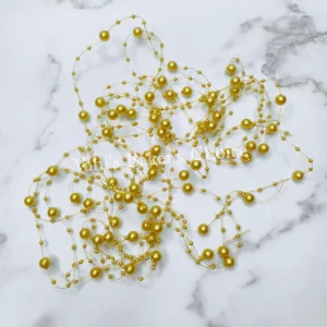 Golden Colour Pearl Strings