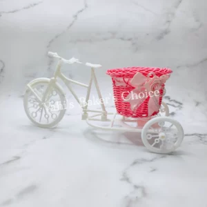Pink Cycle Basket