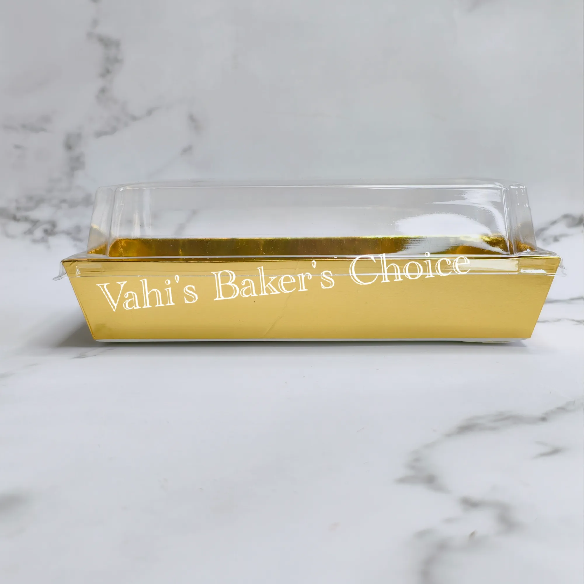 Rectangle Loaf Mould WL Metallic Gold