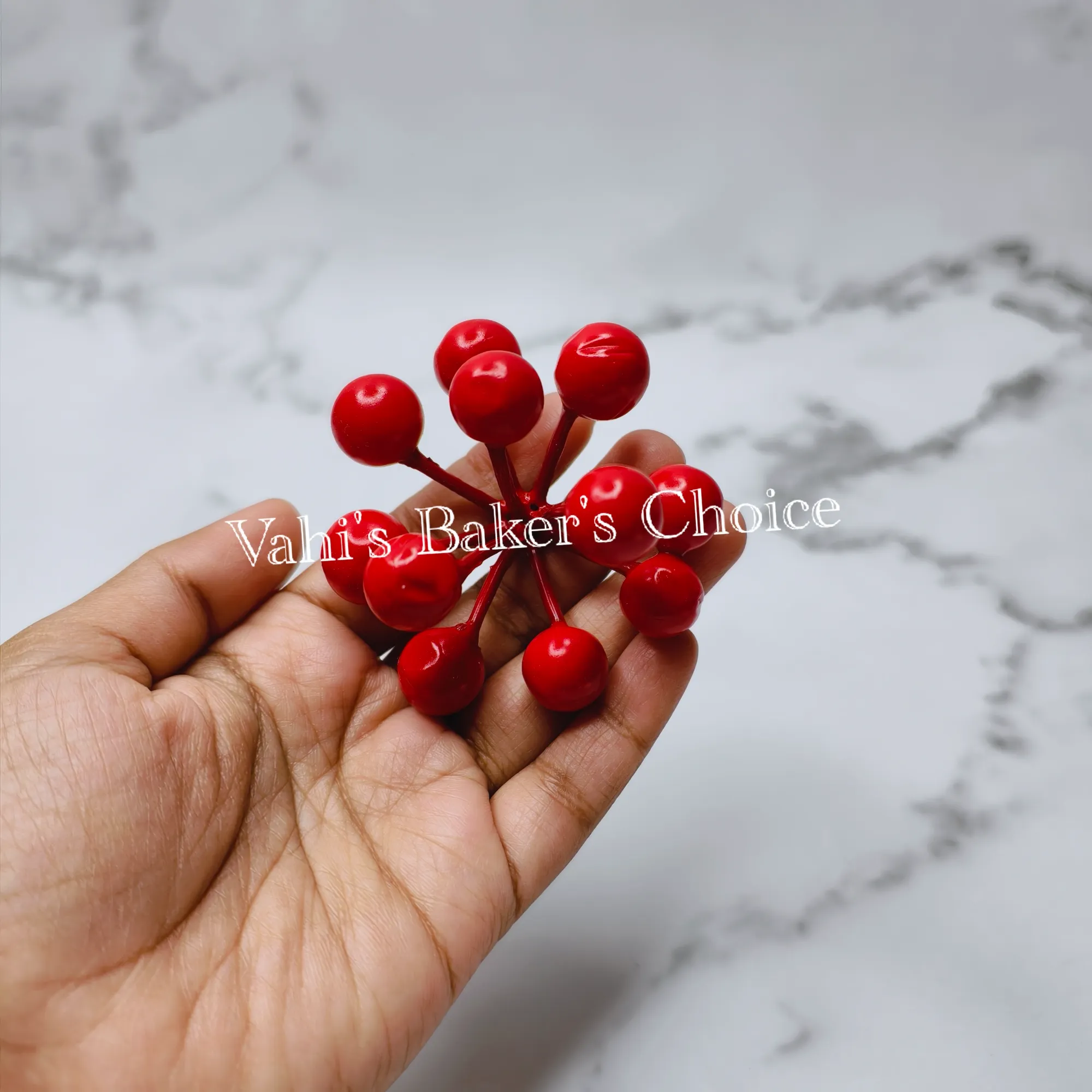 Red Round Cherry Filler 1 bunch