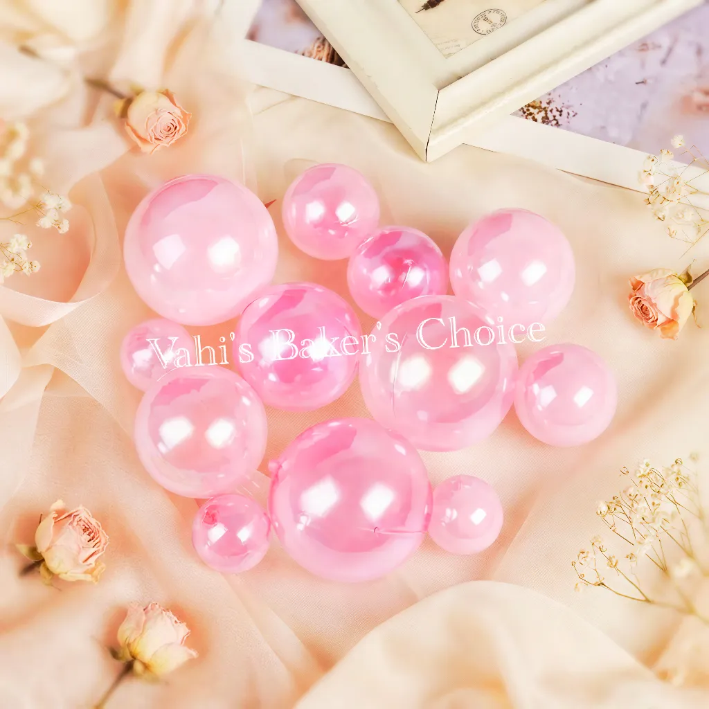 Faux Balls Pink Transparent
