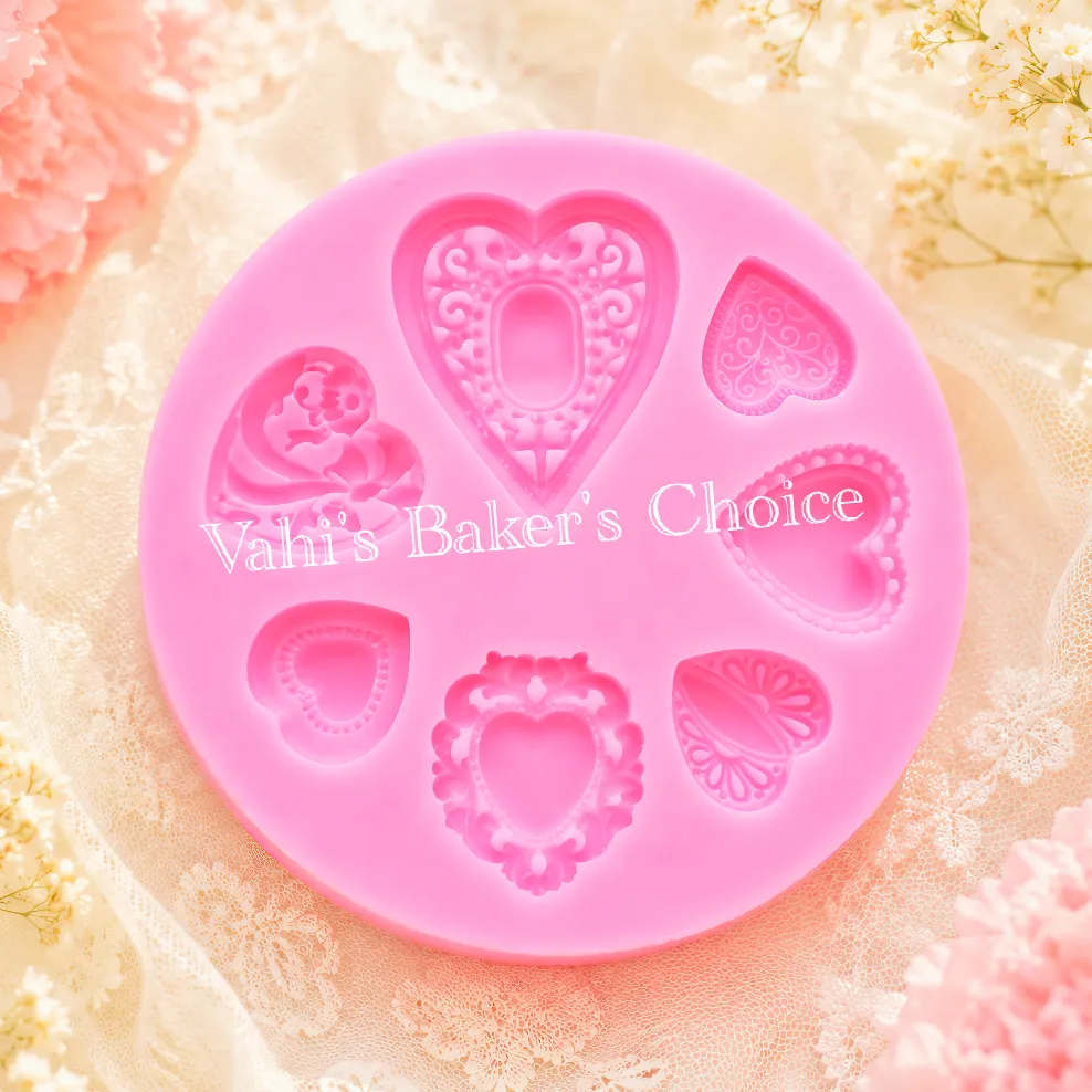 Heart Silicone Mould 7 in 1