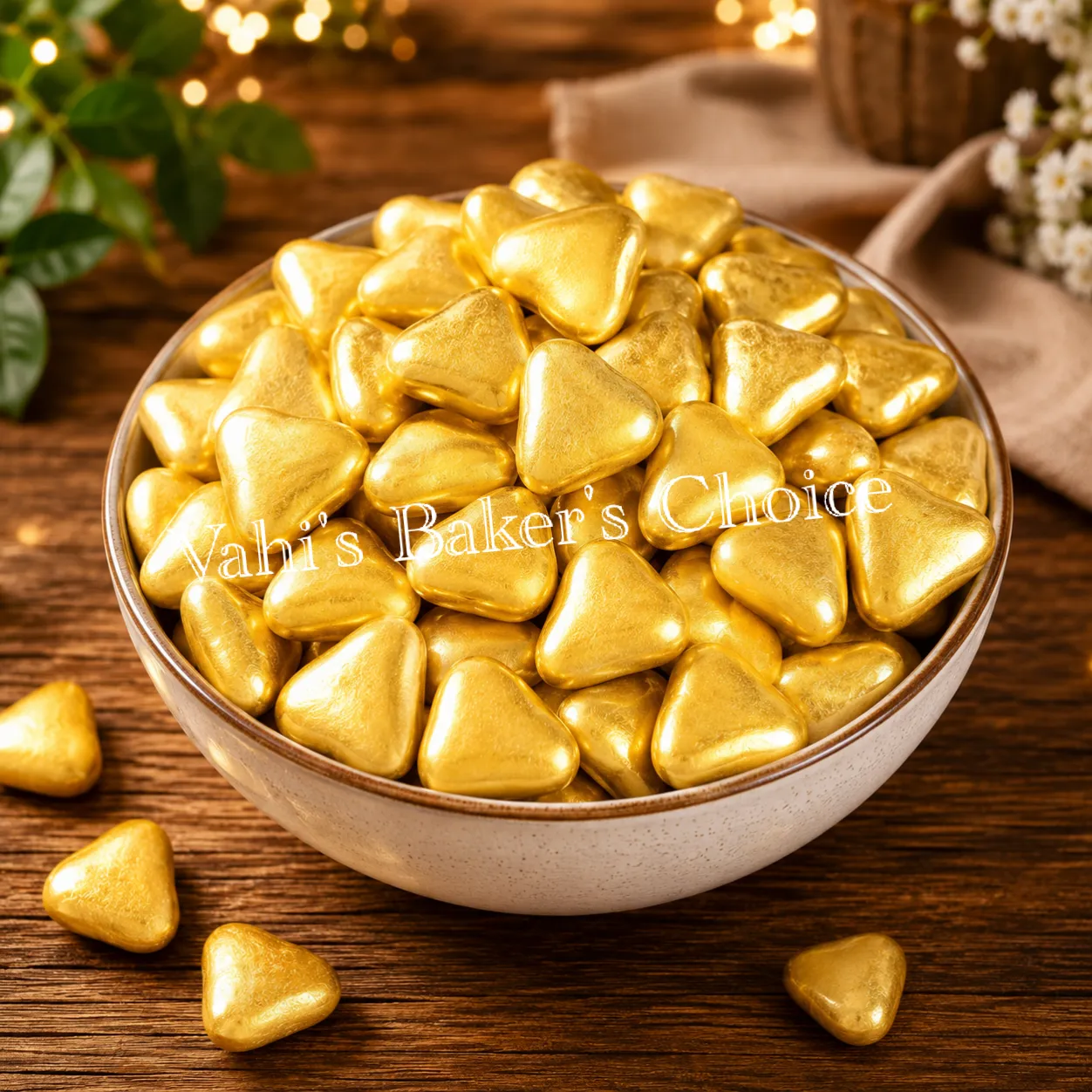 Sprinkle Heart Gold