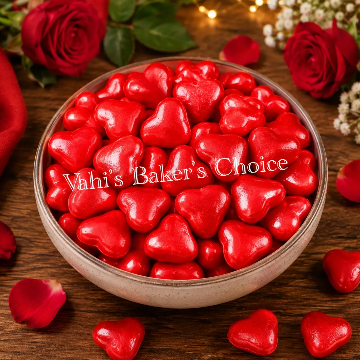 Sprinkle Heart Red
